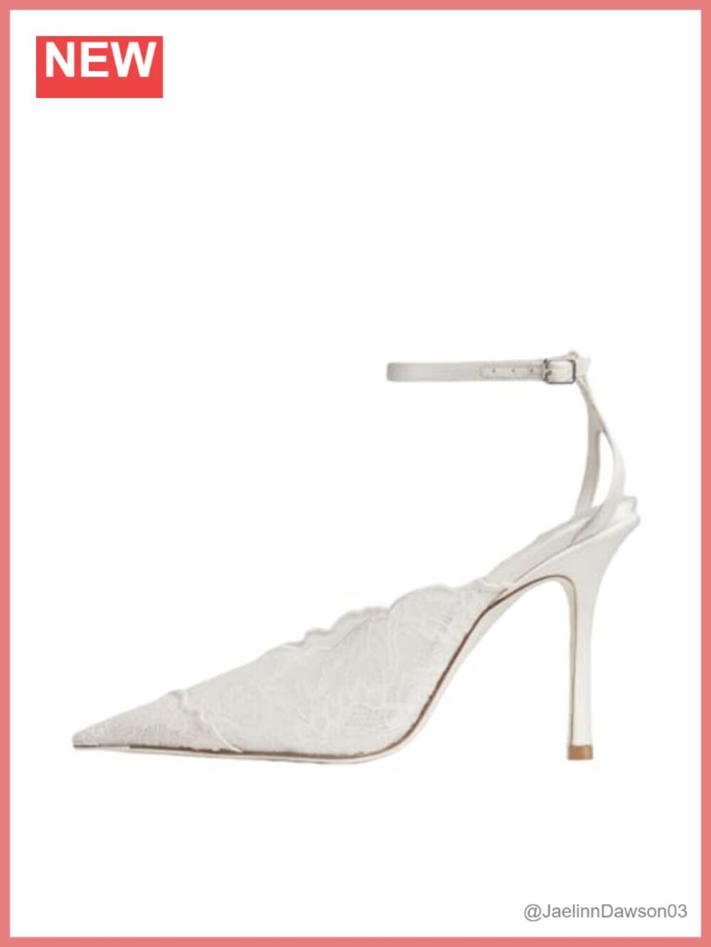 Embroidered Slingback Heels, Mesh Kitten Heel Pumps, Pointed Toe Metal Toe